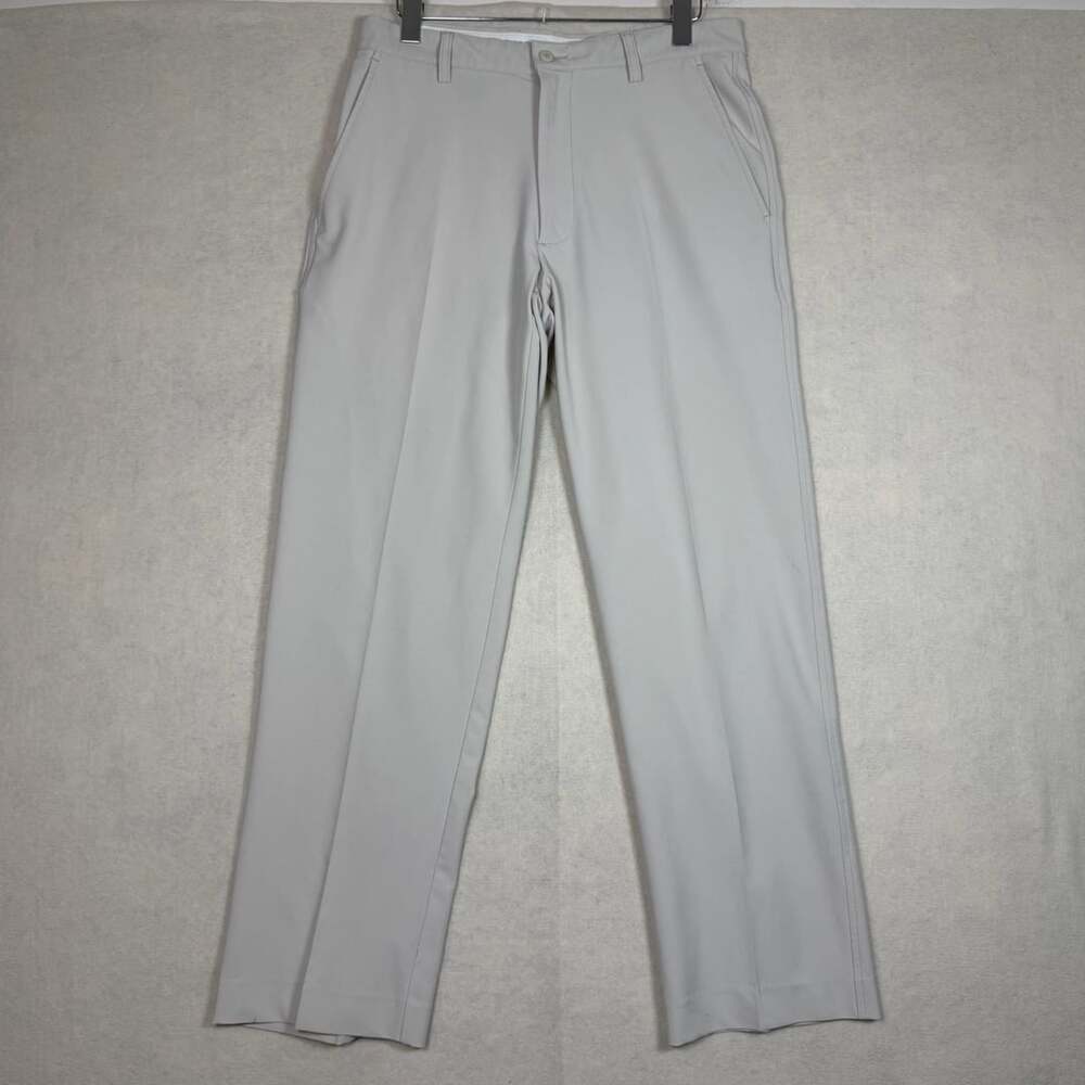 FootJoy Pants Mens Size 32x30 Gray Stretch Performance Flat Front Golf